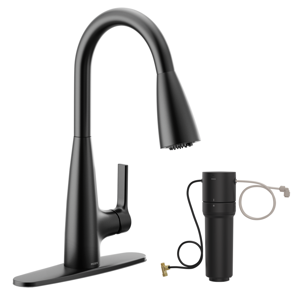 Moen® Haelyn 3-in-1 Kitchen Faucet + Water Filter Bundle
