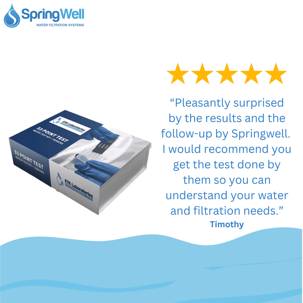 water quality test customer review